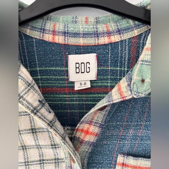 BDG Urban Outfitters Ted Patchwork Plaid Flannel Shirt - Size S - Picture 7 of 13